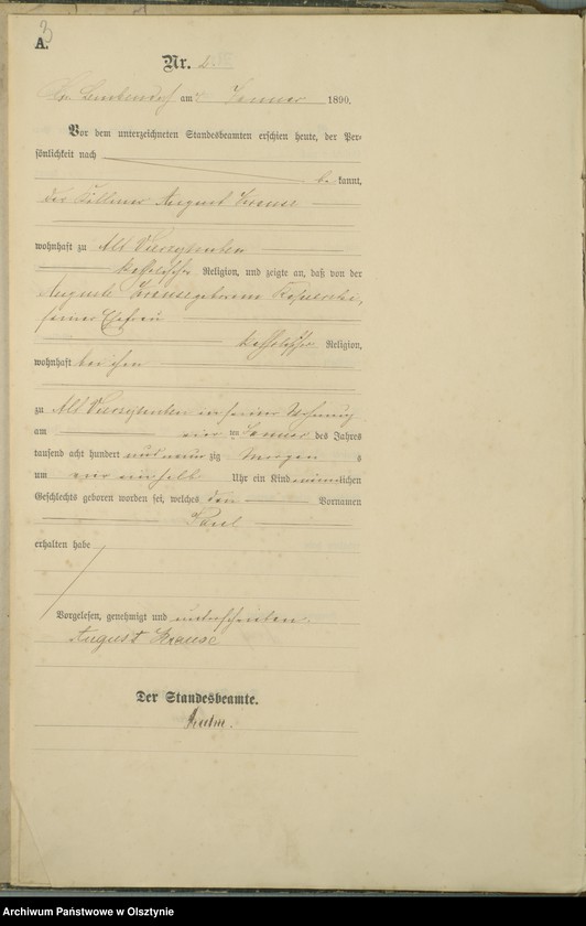 image.from.unit.number "Geburts-Haupt-Register Nr 1 - 127"