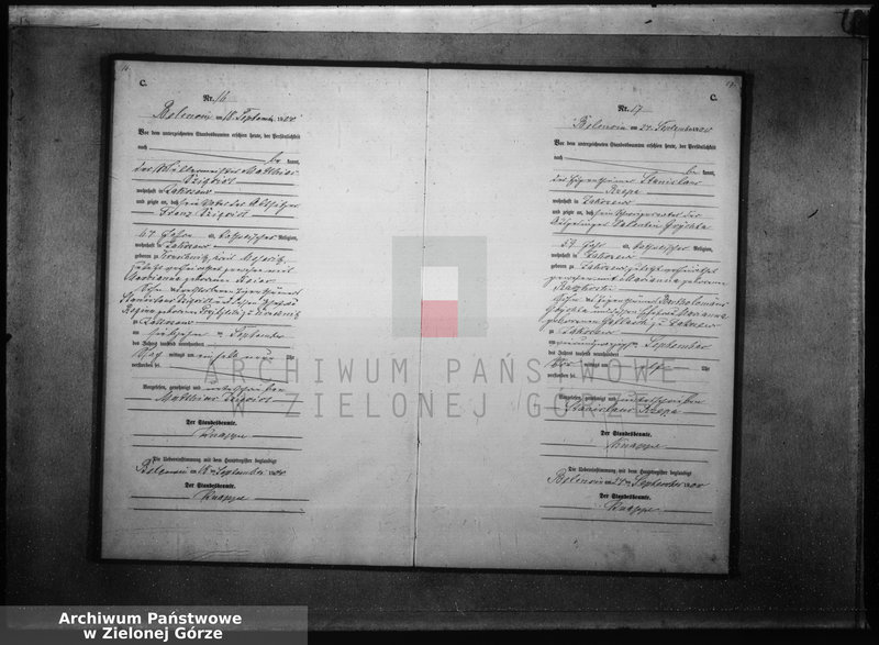 Obraz 13 z jednostki "Sterbe-Neben-Register"