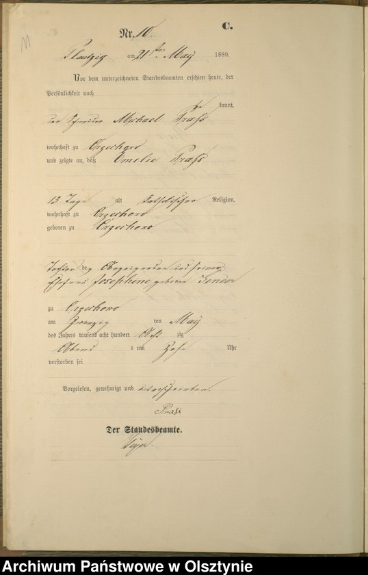 image.from.unit.number "Sterbe-Haupt-Register Nr 1 - 23"