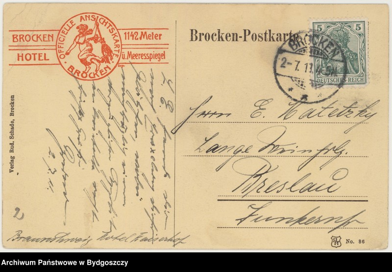 image.from.unit.number "Hexenaltar. Teufelskanzel. Brocken [Harz]"