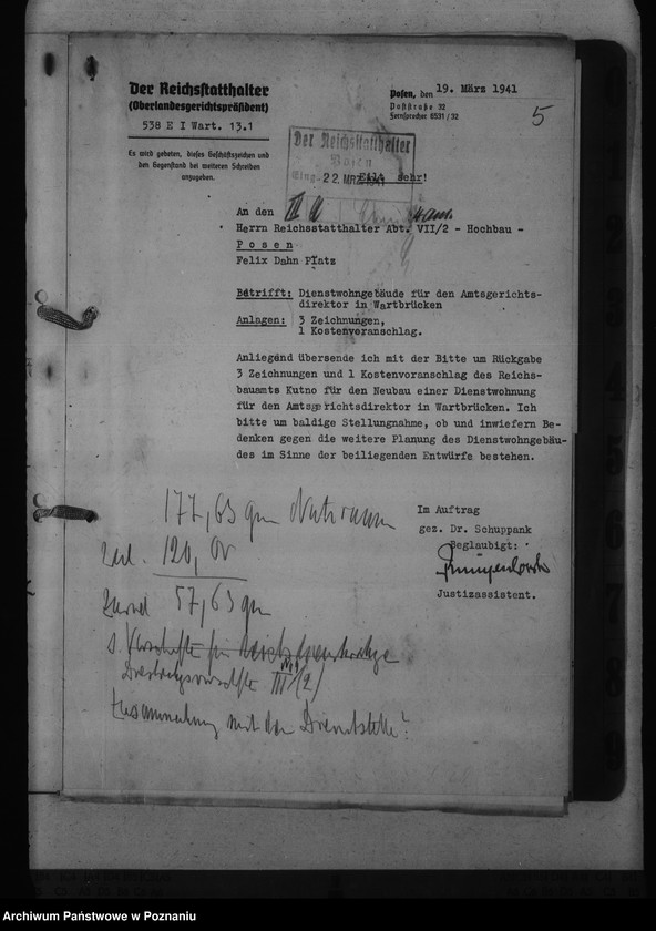 Obraz 9 z jednostki "Amtsgericht Warthbrücken - Koło"