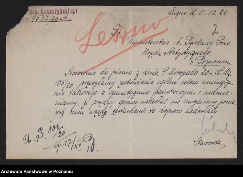 Obraz 4 z jednostki "[Dane statystyczne dotyczące powiatu leszczyńskiego] m.in. spis urzędników starostwa, lekarzy, wykazy stowarzyszeń, instytucji kredytowych, zakładów przemysłowych oraz miejscowości"