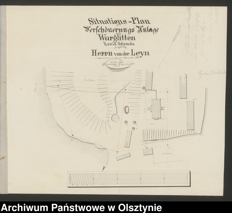 image.from.unit.number "[Projekt parku w Warlitach Małych, pow. Ostróda należącego do p. Leyn]"