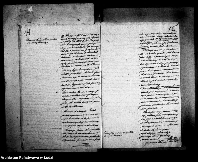 Obraz 15 z jednostki "Akta tyczące się pożyczki Jakuba Kamińskiego"