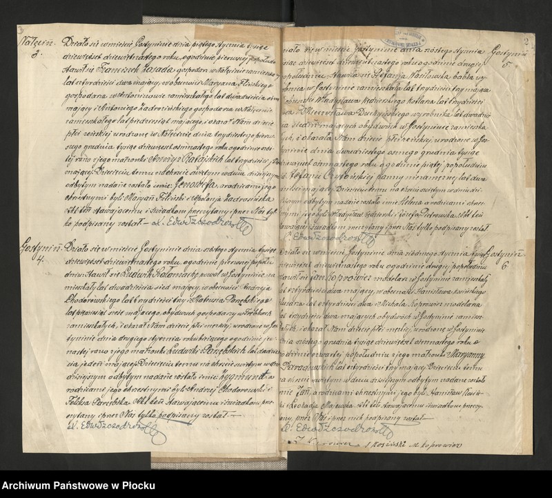 Obraz 5 z jednostki "Akta urodzeń, małżeństw i zgonów"