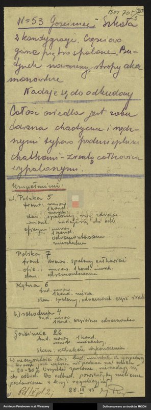 image.from.unit.number "Warszawa Pd. Fragment między ulicami: Bartycka, Nadrzeczna, Wschodnia, Gościniec, Polska, Kątna, Bluszczańska, Bukowińska"