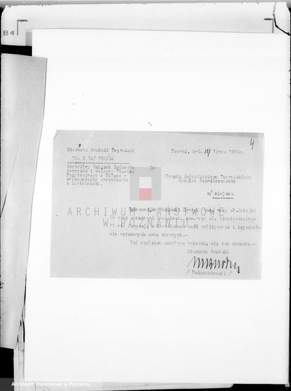 Obraz 8 z jednostki "/Centralny Związek Hodowców Kanarków i Ochrony Ptactwa Pożytecznego-Oddział w Poznaniu/"