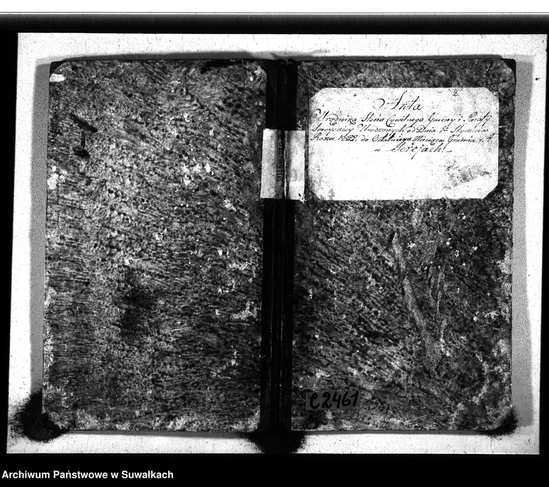 image.from.unit.number "Akta urzędnika stanu cywilnego gminy i parafij sereyskiey urodzonych od dnia 1-go stycznia 1822 do ostatniego miesiąca grudnia r.b. w Serejach"