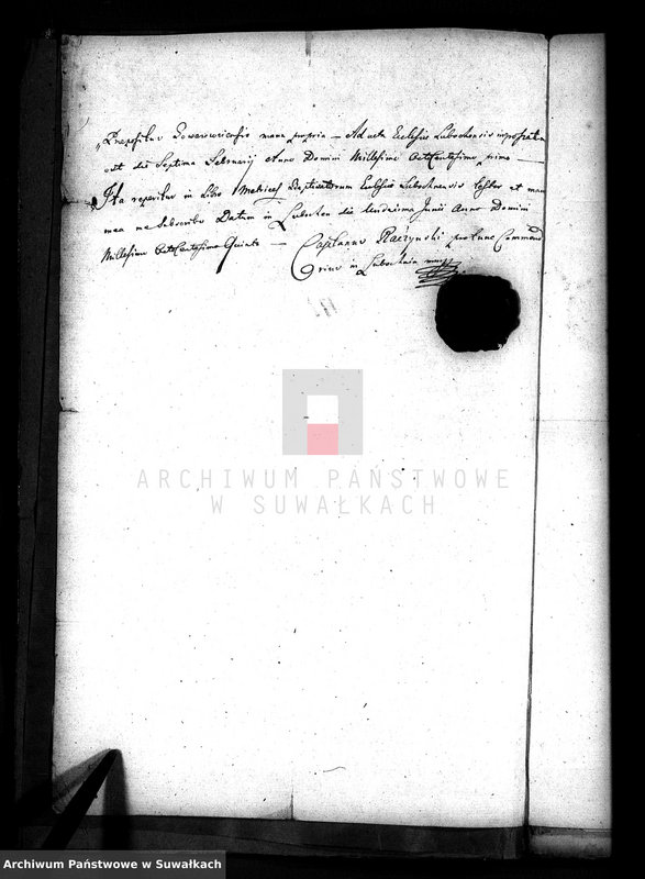 image.from.unit.number "Akta Stanu Cywilnego wyznania Rzymsko-Katolickiego w Sejach [Dokumenty do akt małżeństw]"