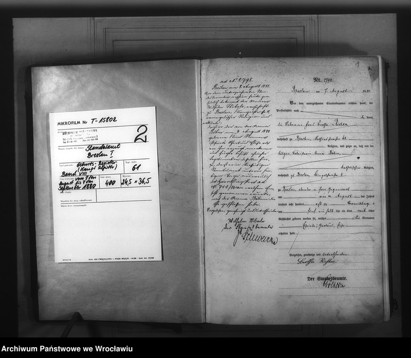 image.from.unit.number "Geburts-Haupt-Register Breslau I 1880 Band 8"