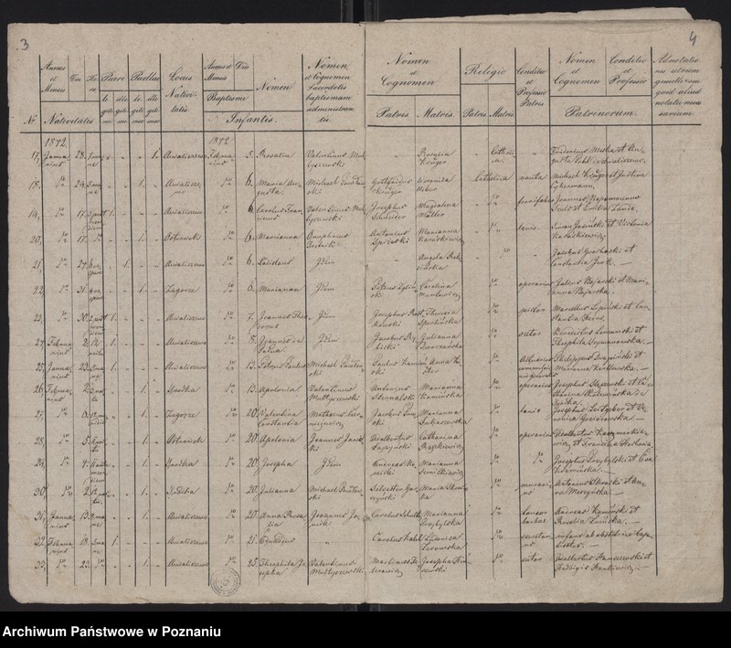 Obraz 4 z jednostki "Spis urodzeń"