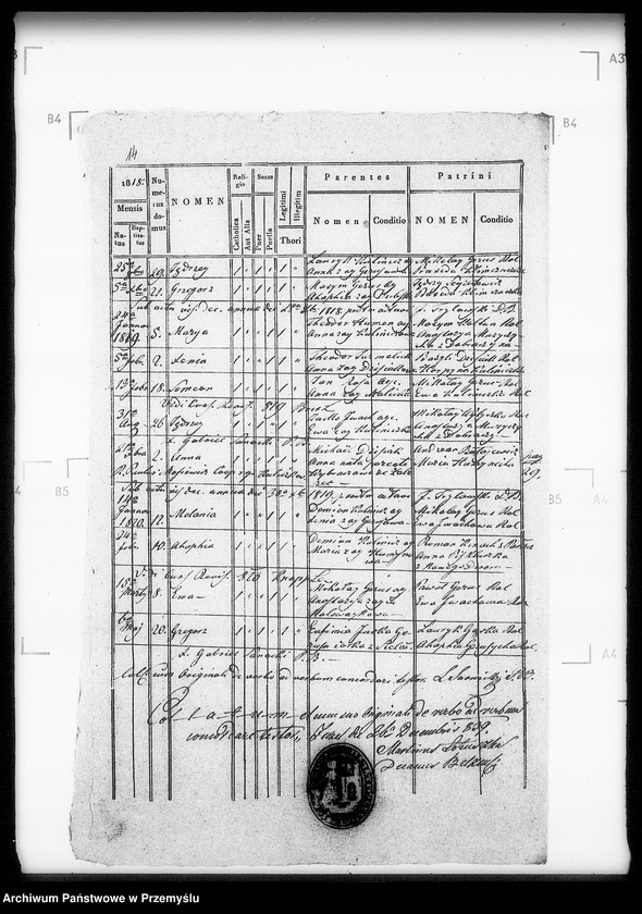 Obraz 16 z jednostki "[Kopie ksiąg metrykalnych parafii Boratyn z filią Madziarki (dekanat Bełz)]"