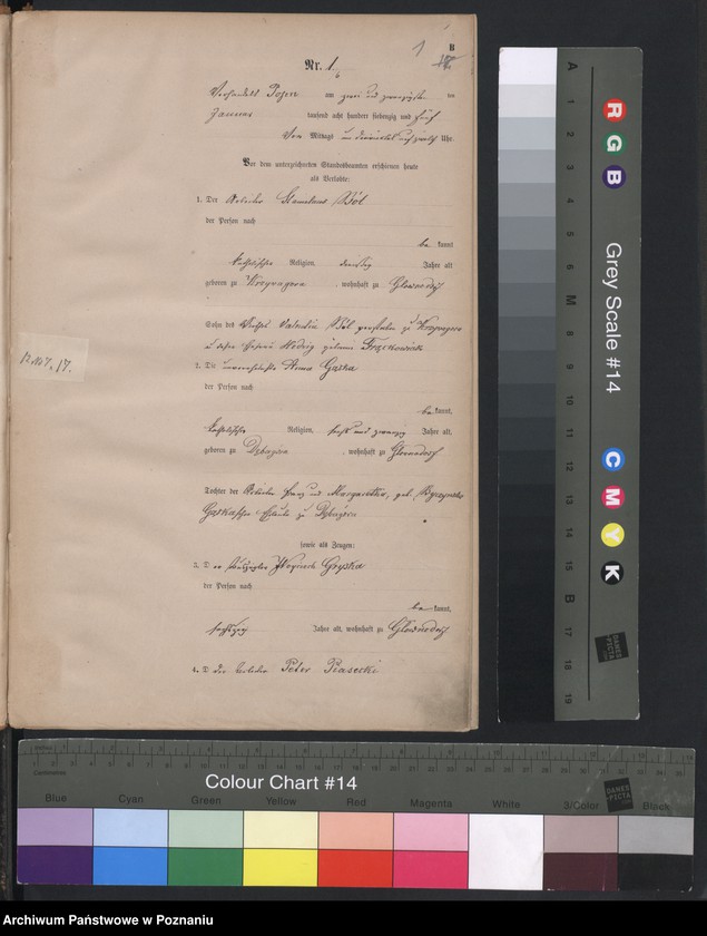 Obraz 3 z jednostki "Księga małżeństw"