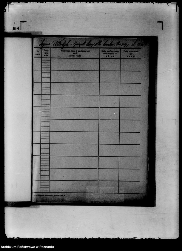 Obraz 6 z jednostki "/Spisy spraw Wydziału Społeczno-Politycznego/"