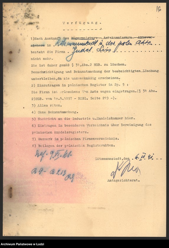 Obraz 18 z jednostki "Judel Liss - sprzedaż manufaktury"