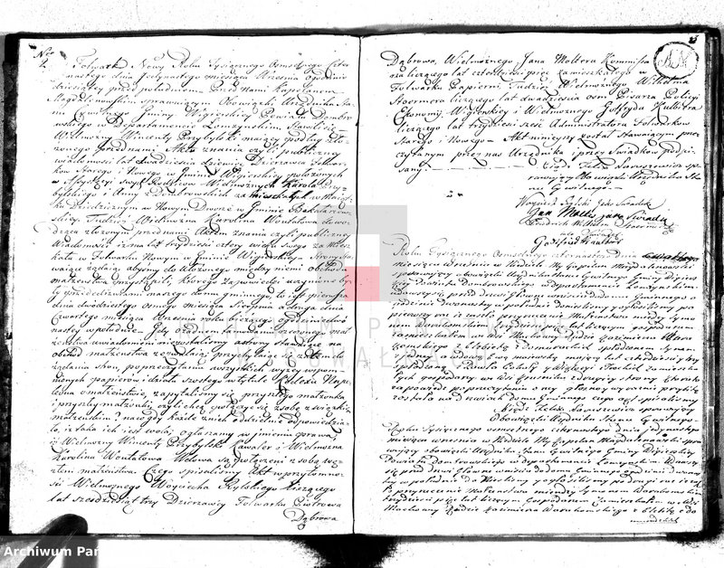 image.from.unit.number "Akta małżeństw gminy wigierskiey od 1-go maja 1814 do dnia ostatniego kwietnia 1815 roku"