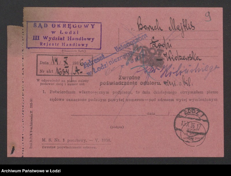 Obraz 11 z jednostki "Boruch Meitlis- sprzedaż węgla"