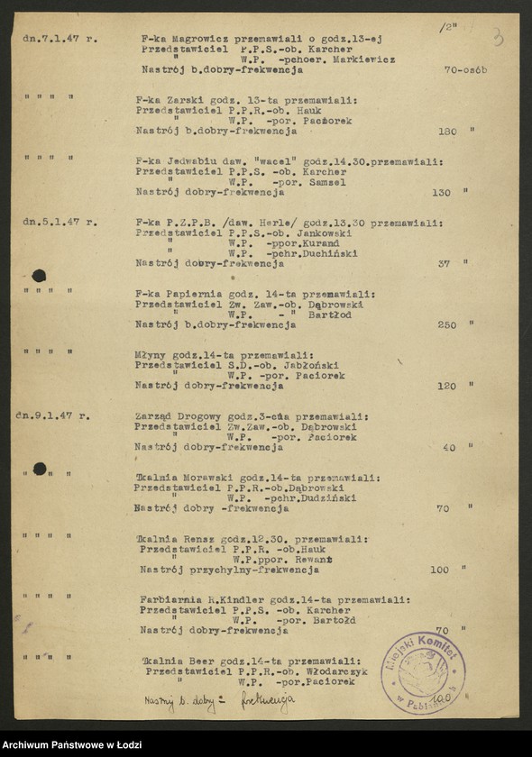 Obraz z jednostki "Sprawozdania [z przeprowadzonych] wyborów do Sejmu [Ustawodawczego] z Okręgów Wyborczych nr 7 i 8. Sprawozdania z [przeprowadzonych wieców i masówek] [i załączniki]"