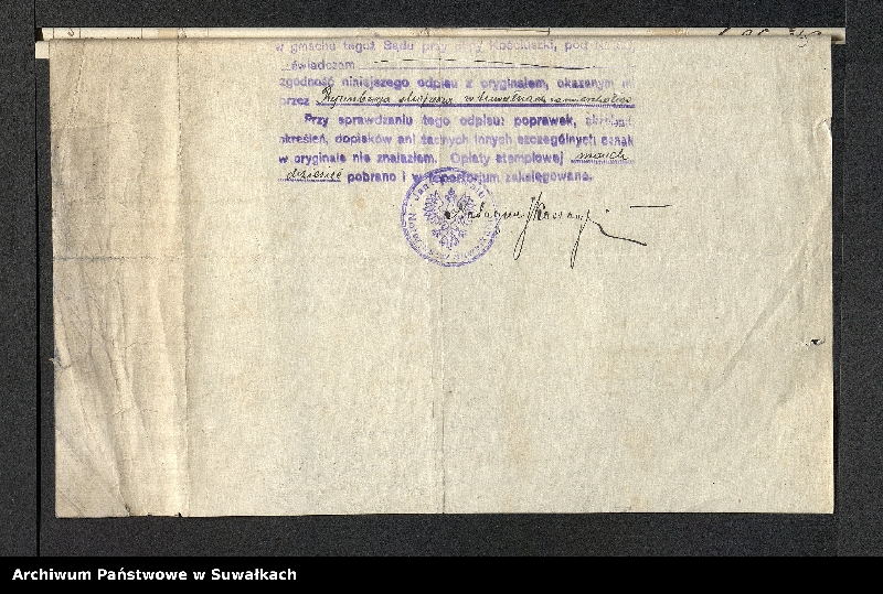 image.from.unit.number "[Dokumenty do akt małżeństw okręgu bożniczego w Suwałkach z 1922 roku]"