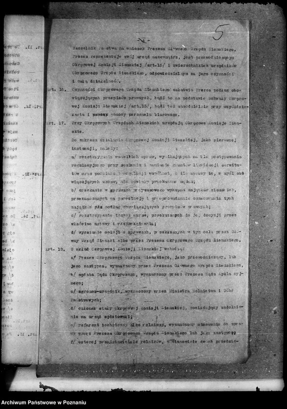 image.from.unit.number "Sprawy agrarnej reformy Główny Urząd Ziemski w Warszawie"