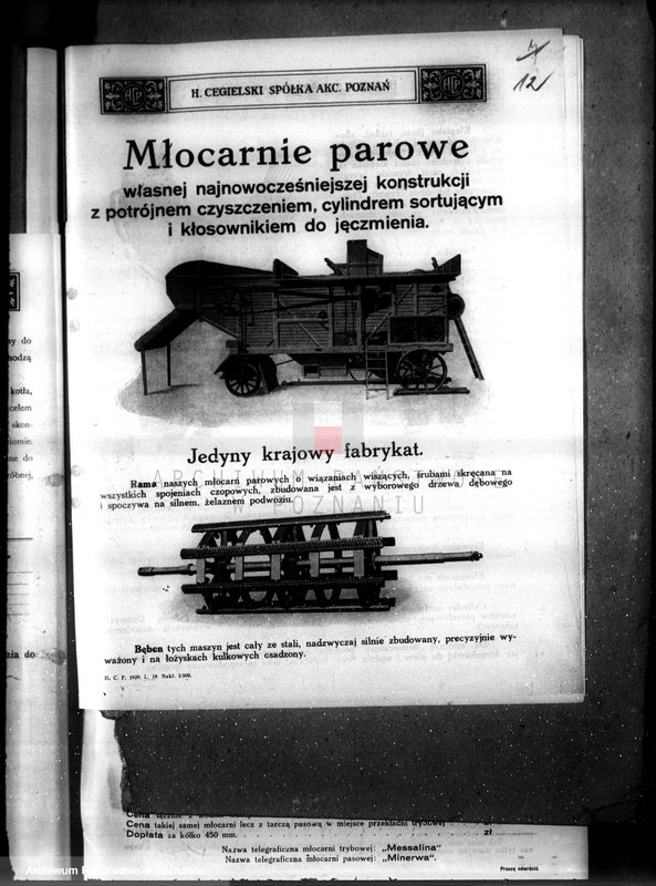 Obraz 16 z jednostki "Fabryka H. Cegielski w Poznaniu wtym plan generalny fabryki lokomotyw"