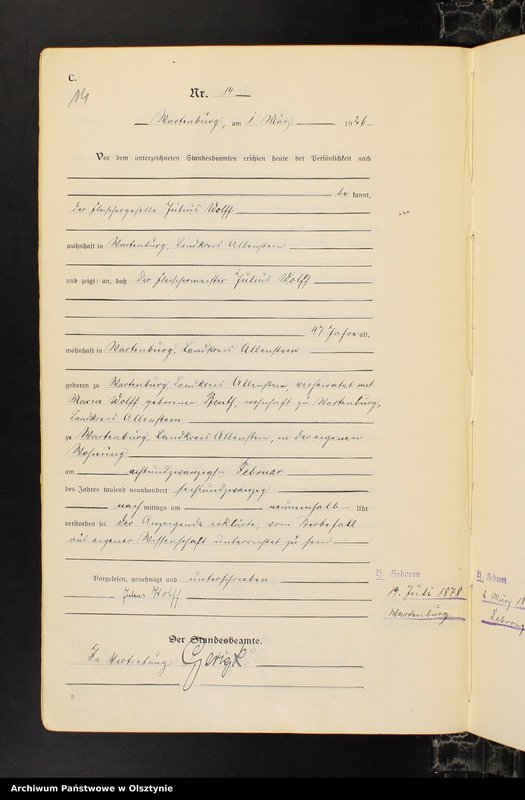 image.from.unit.number "Sterbe-Haupt-Register Nr 1 - 76"