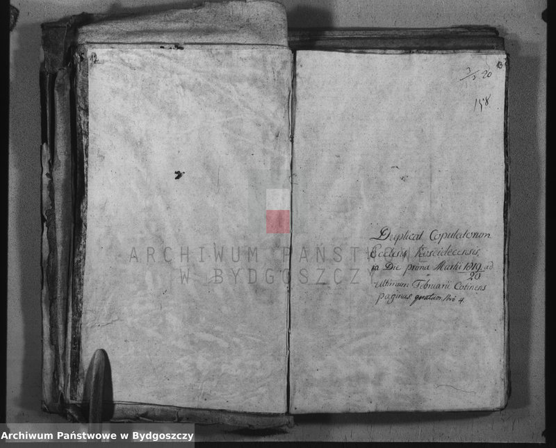 image.from.unit.number "Duplicate der Kirchen Bücher von Kościelec"