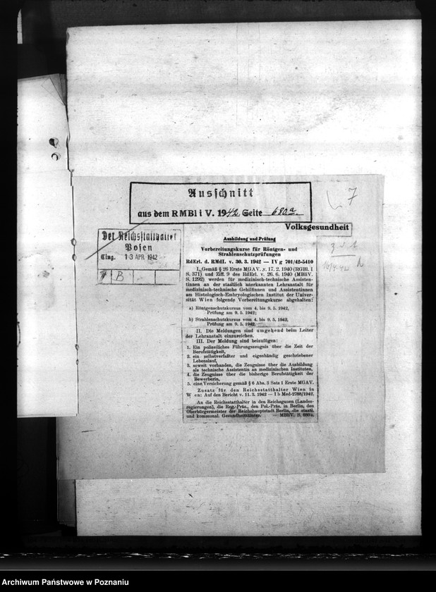 Obraz 11 z jednostki "Medizinal - technische Gehilfinnen"