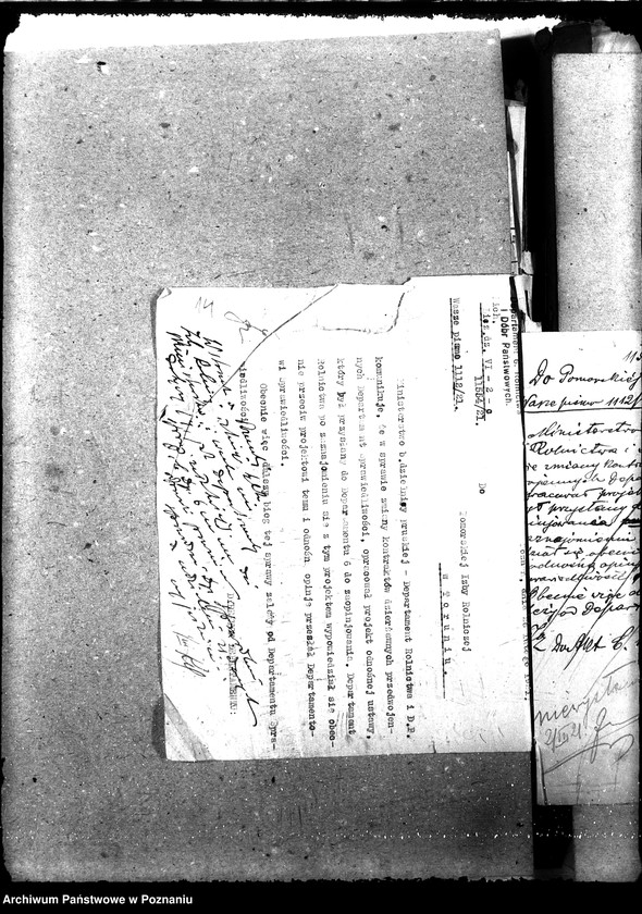 Obraz 18 z jednostki "[Projekty ustaw i rozporządzeń do Sejmu Ustawodawczego]"