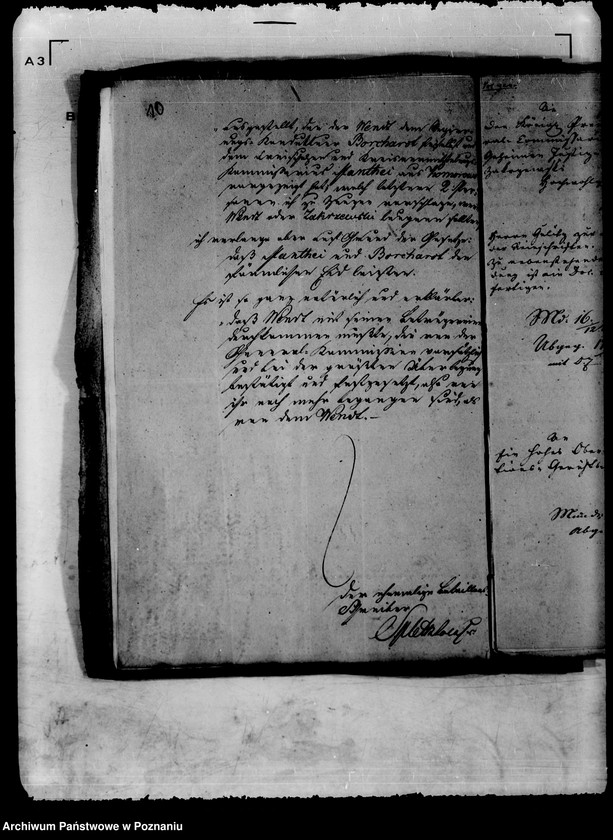 Obraz 14 z jednostki "Untersuchungssache wider den Generalkommissarius Geheimen Justizrat von Zakrzewski."