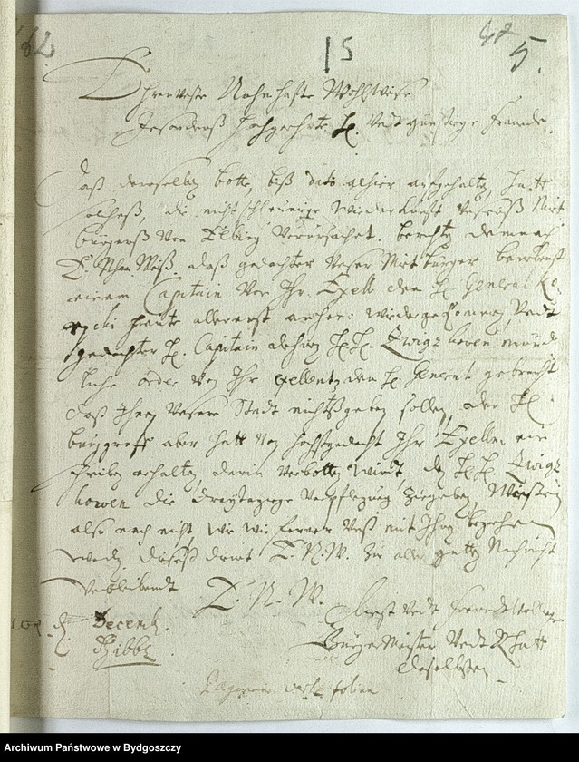 image.from.unit.number "Schriftwechsel der Stadt Neuenburg mit Marienburg"