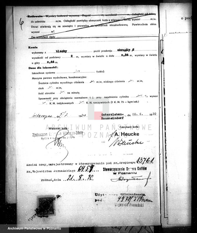 Obraz 11 z jednostki "Cukrownia Witaszyce pow. krotoszyński nr woj. kotła 6459"