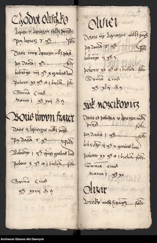 image.from.unit.number "Rejestry poborowe woj. bełskiego i ruskiego."