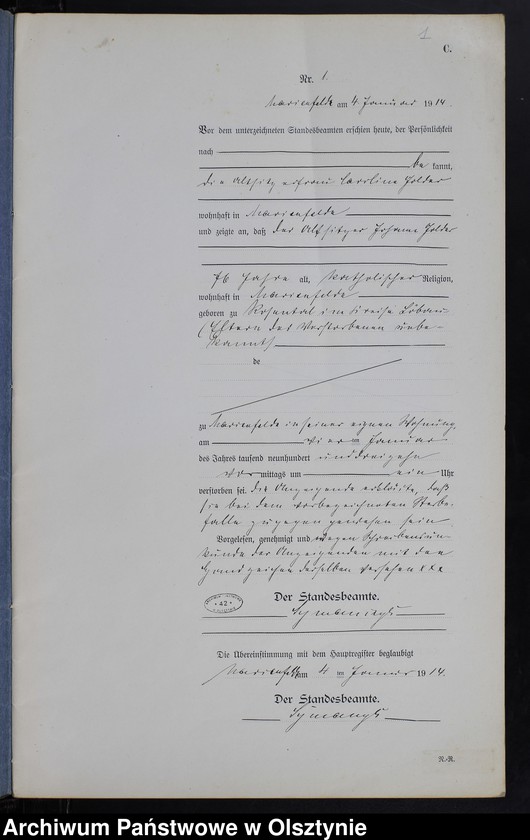 image.from.unit.number "Sterbe-Neben-Register Nr 1 - 15"