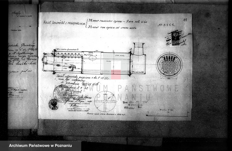 Obraz 15 z jednostki "/Zatwierdzenie projektu budowy i urządzenia spichlerza przy młynie parowym, F-my W. Hasiński w Gostyniu/"