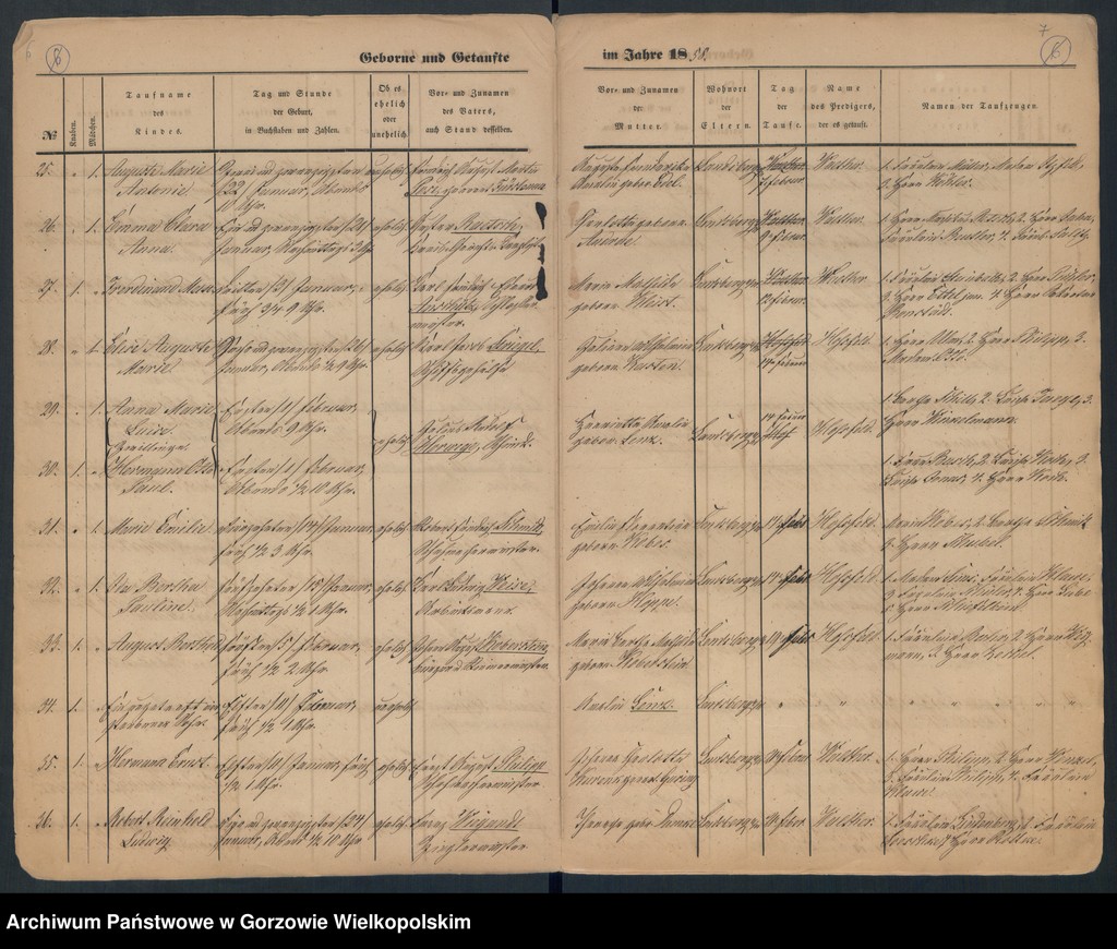 image.from.unit.number "Duplikate der Hauptkirche zu Landsberg an der Warthe (zawiera też księgę zgonów Konkordien Kirche z 1858 r.)"