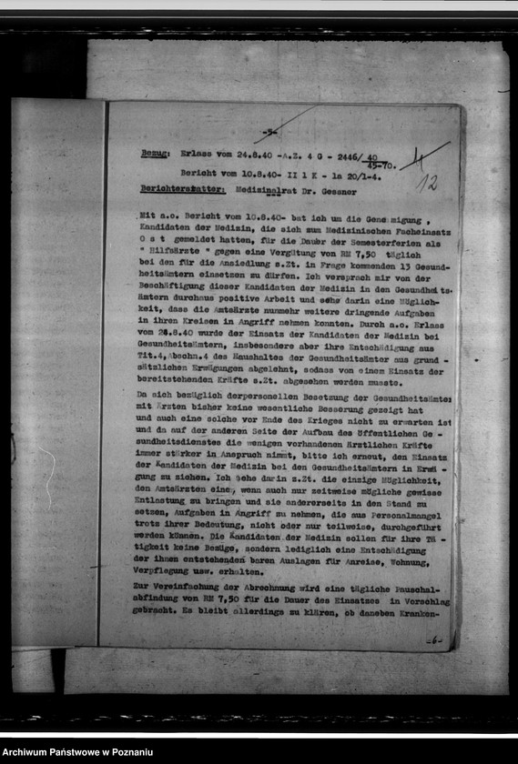 Obraz 16 z jednostki "Mitarbeit von Kandidaten der Medizin in öffentlichem Gesundheitsdienst"