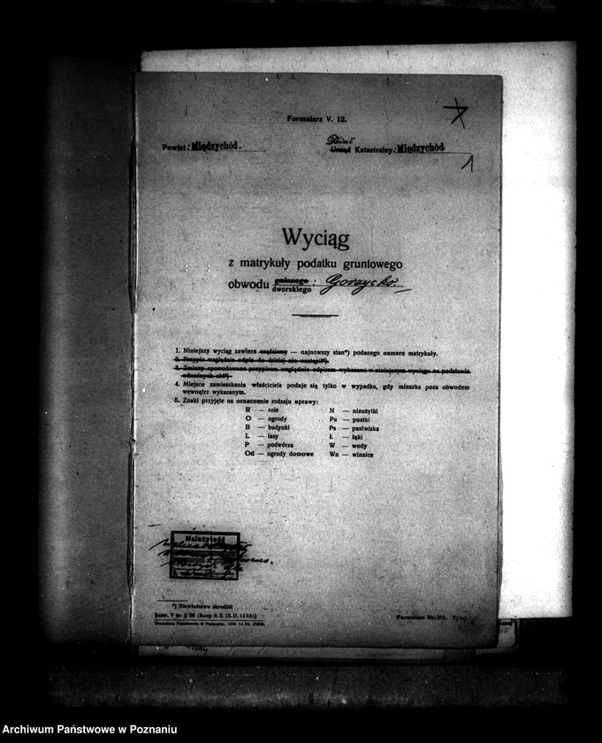 Obraz 5 z jednostki "Przymusowy wykup majątku Gorzycko powiatu międzychodzkiego"