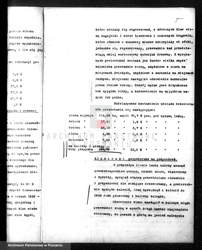 Obraz 9 z jednostki "/Opis lasu majętności Sławno w powiecie czarnkowskim/"