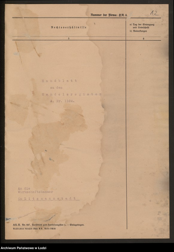 Obraz 14 z jednostki "Konstanty Drzewiński i s-ka – ślusarnia mechaniczna"