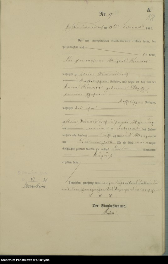 image.from.unit.number "Geburts-Haupt-Register Nr 1 - 128"