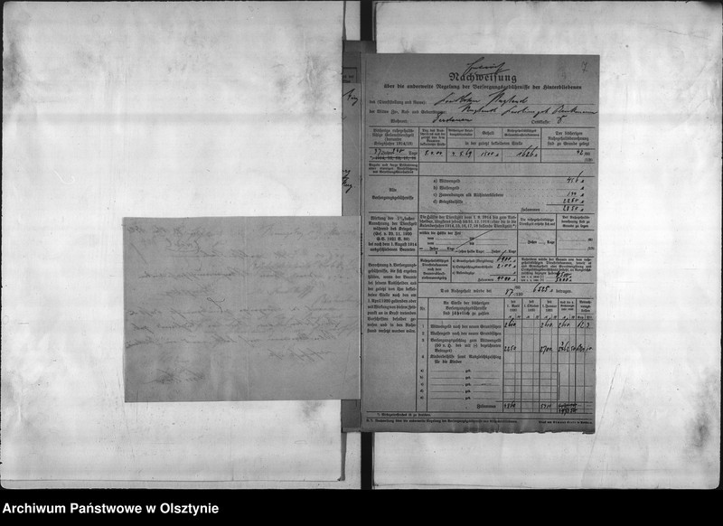 image.from.unit.number "Personal-Akten den Kreisboten Kugland [Karoline z domu Benkmann] in Gerdauen"