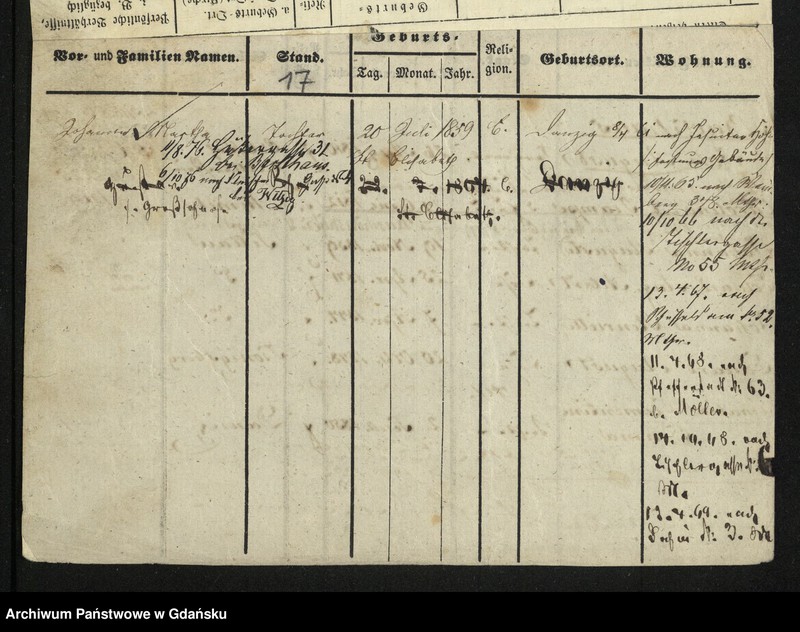 image.from.unit.number "Karty meldunkowe: Baciniewski - Baeck"