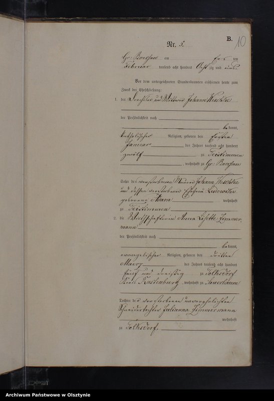 image.from.unit.number "Heiraths-Haupt-Register Nr 1 - 20"