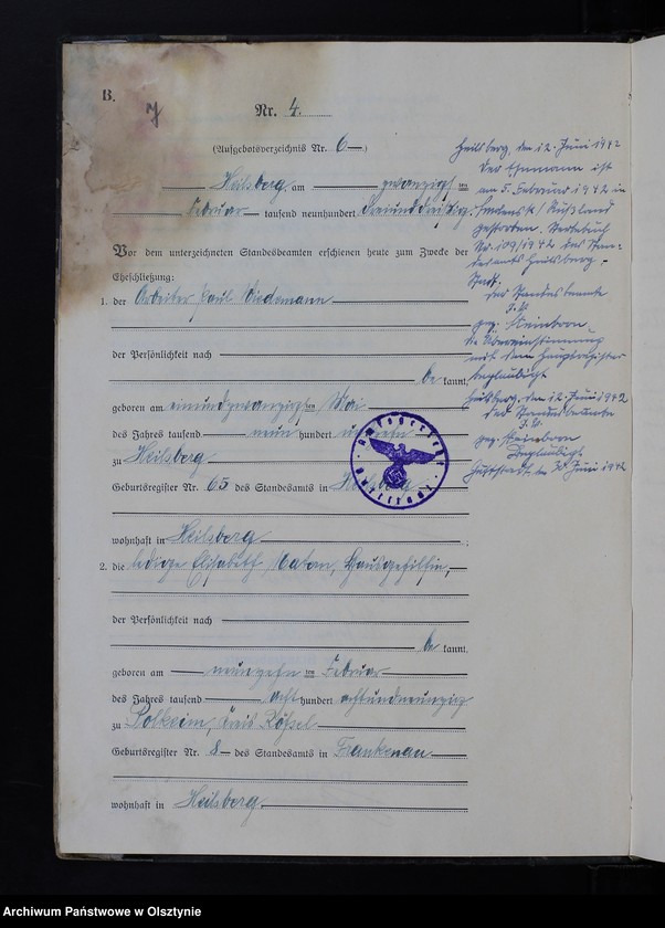 image.from.unit.number "Heirats-Neben-Register Nr 1-61"