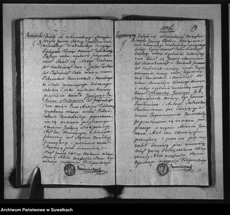 image.from.unit.number "Duplikat Sekty Filiponów gminy Hołny Wolmera z lat od 1843 do 1848"