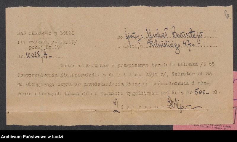 Obraz 8 z jednostki "Michał Bernsztejn – sprzedaż manufaktury i firanek"