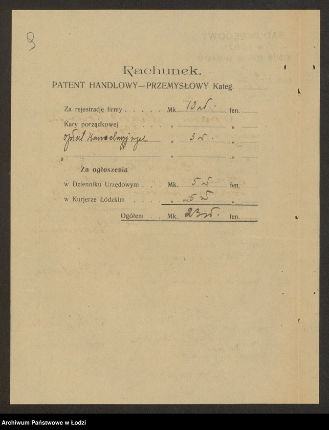 Obraz 11 z jednostki "Chaim Kozłowski- sprzedaż żelaza"