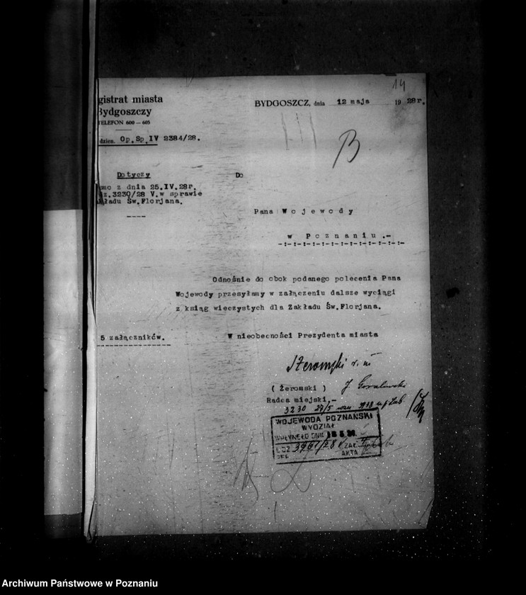 Obraz 18 z jednostki "Sierociniec przy Zakładzie św. Floriana w Bydgoszczy"