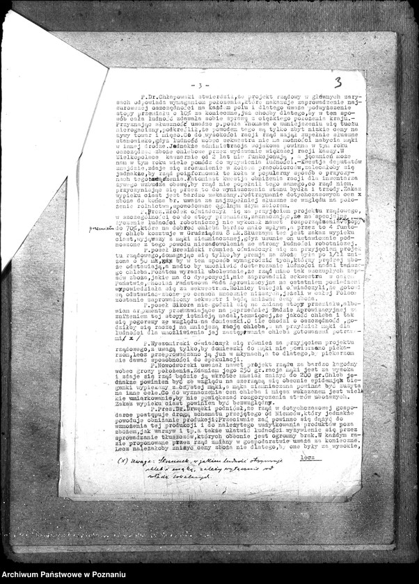 Obraz 7 z jednostki "Sprawy szczegółowo-administracyjne Komitet Gospodarczy protokoły i konferencje"